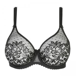 Black Prima Donna Divine Bras | 0852-FWBIV