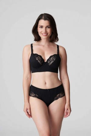 Black Prima Donna Madison Bras | 3674-URSVZ