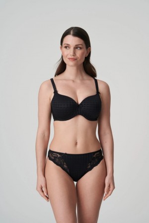 Black Prima Donna Madison Bras | 6903-GYBPR