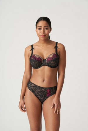 Black Prima Donna Pleasanton Bras | 5431-NTPIZ