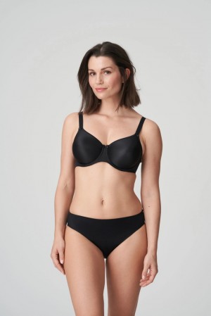 Black Prima Donna Satin Bras | 1409-SMERY