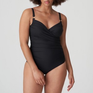 Black Prima Donna Swim Sahara Swimsuits | 4032-THSIV