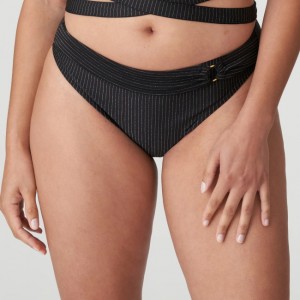 Black Prima Donna Swim Solta Bikini Bottoms | 0327-IJVYM