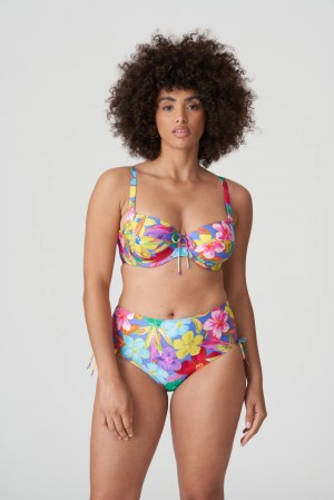 Blue Prima Donna Swim Sazan Bikini Tops | 6398-BNFCW