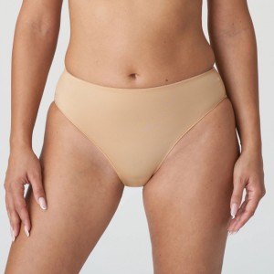 Brown Prima Donna Satin Panties | 3167-WJFKM