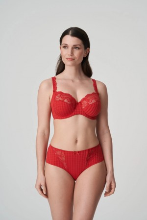 Deep Red Prima Donna Madison Bras | 5470-JECSU