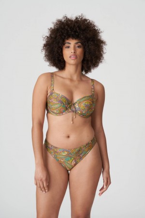 Green Prima Donna Swim Sakarun Bikini Tops | 4892-MULAB