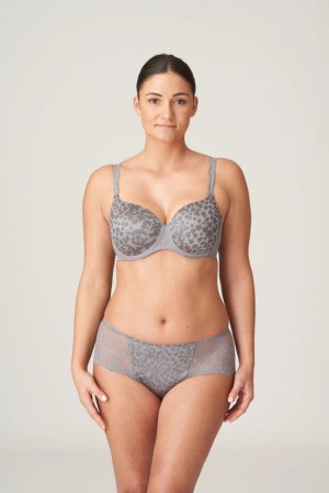 Grey Prima Donna Twist Cobble Hill Bras | 2039-BDTSF