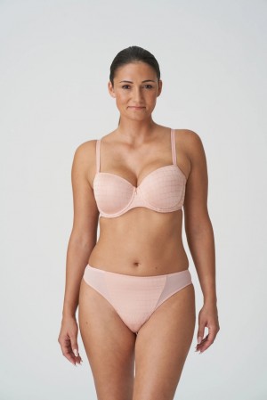 Pink Prima Donna Twist Torrance Bras | 3729-JFAEQ