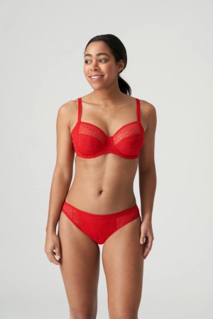 Red Prima Donna Twist Epirus Bras | 2560-UXZYR