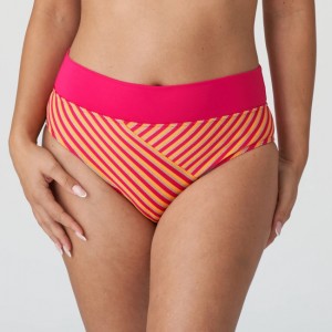 Red / Orange Prima Donna Swim La Concha Bikini Bottoms | 8659-EZFHI