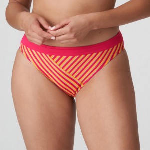 Red / Orange Prima Donna Swim La Concha Bikini Bottoms | 8309-CQDLM