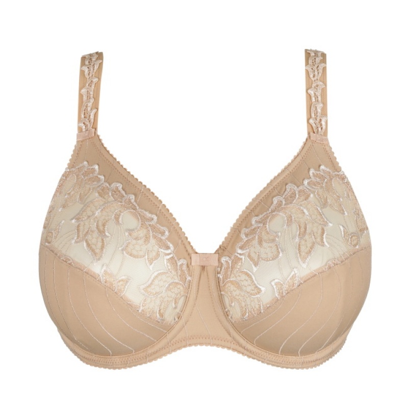 Beige Prima Donna Deauville Bras | 8645-BDMFG