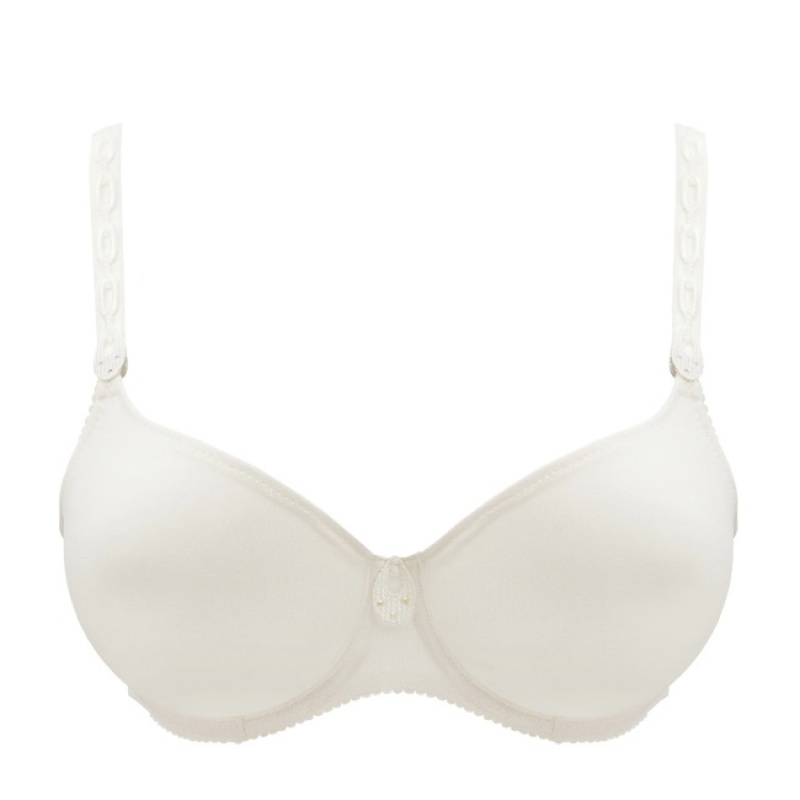 Beige Prima Donna Satin Bras | 6124-CGNUB