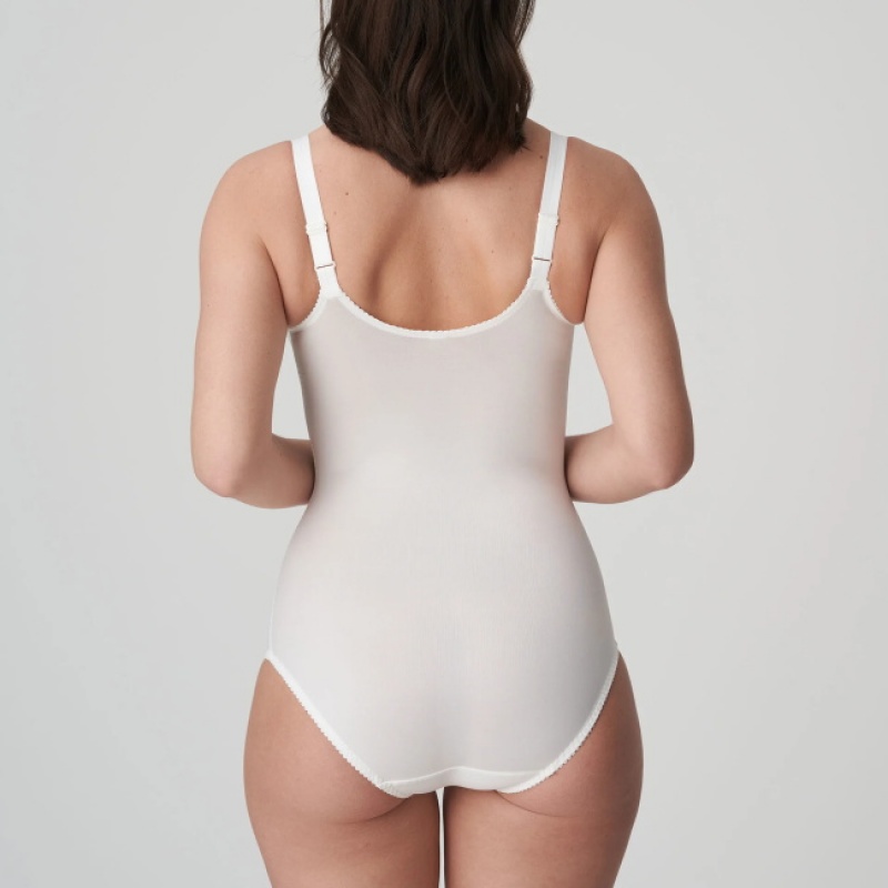 Beige Prima Donna Satin Shapewear | 0745-ONCMY