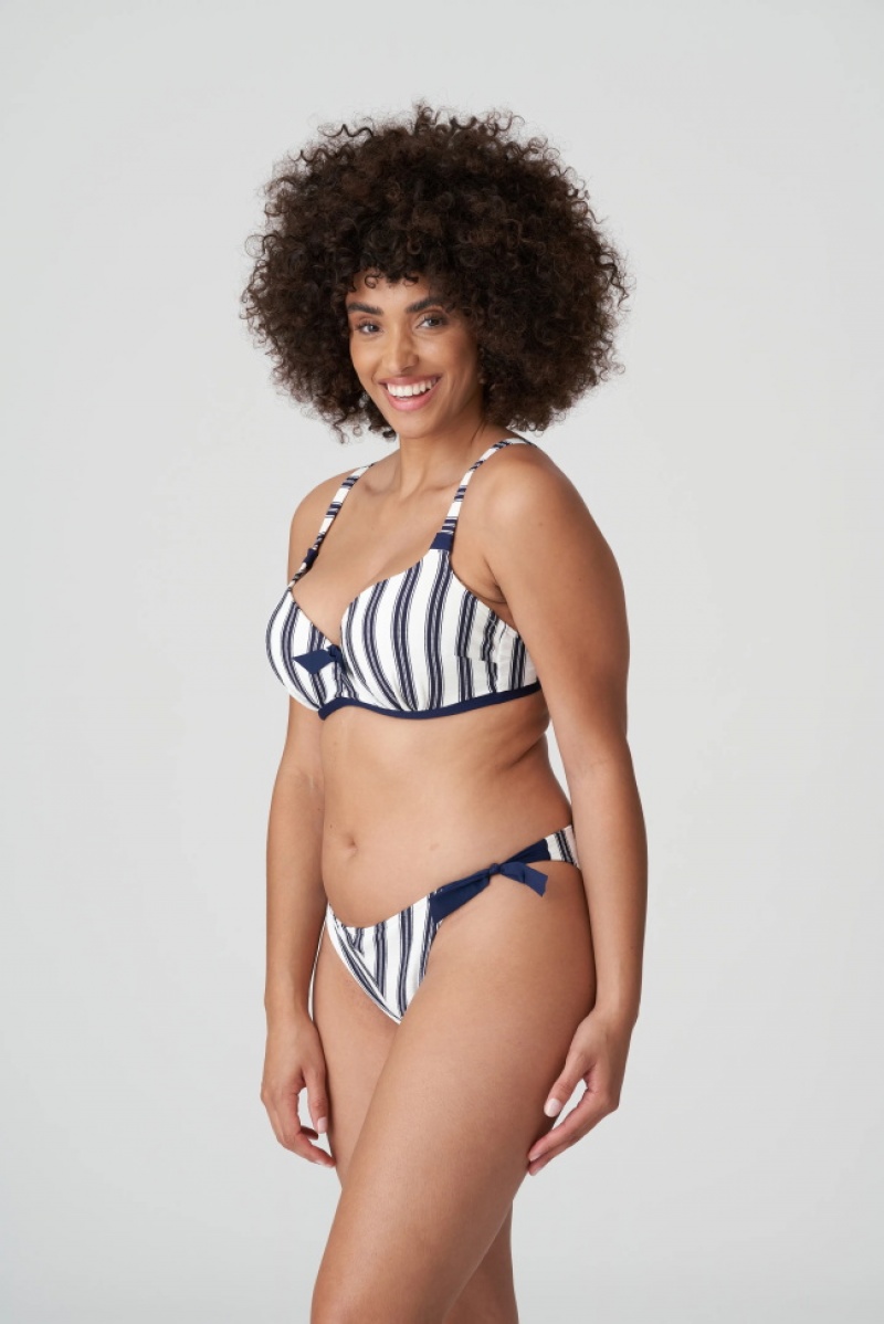 Beige Prima Donna Swim Leros Bikini Tops | 7405-SAGPJ