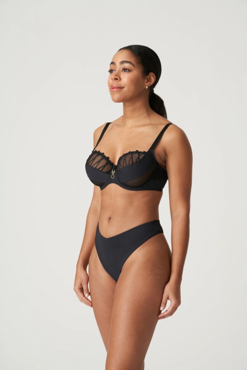 Black Prima Donna Arthill Bras | 6721-KOQEB