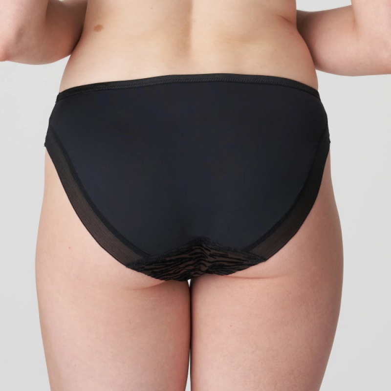 Black Prima Donna Cheyney Panties | 1329-LNEKP