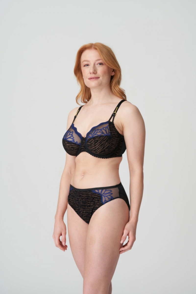 Black Prima Donna Cheyney Panties | 1329-LNEKP