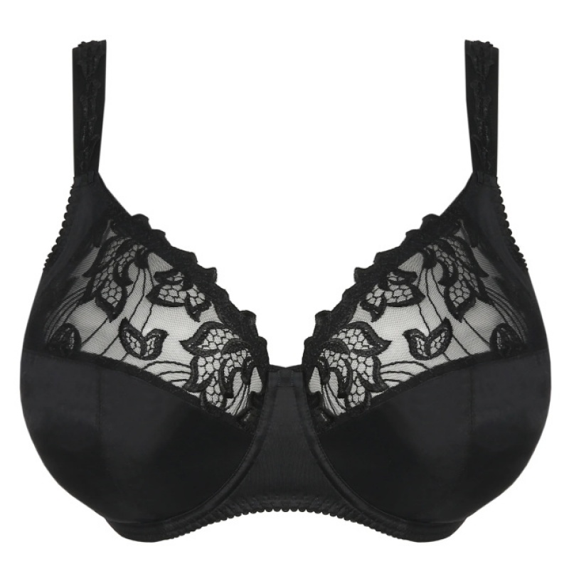 Black Prima Donna Deauville Bras | 2469-YQBKR