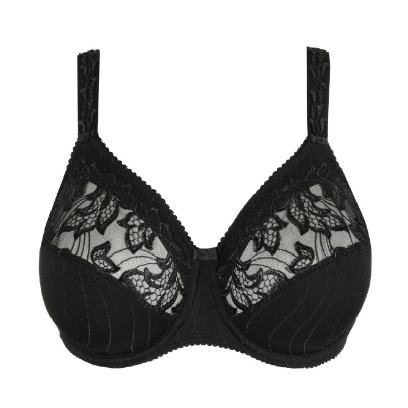 Black Prima Donna Deauville Bras | 9740-BLTAJ