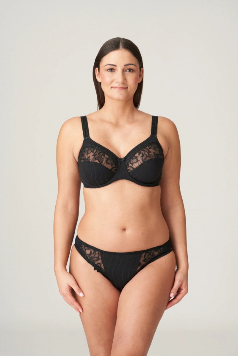 Black Prima Donna Deauville Bras | 9740-BLTAJ