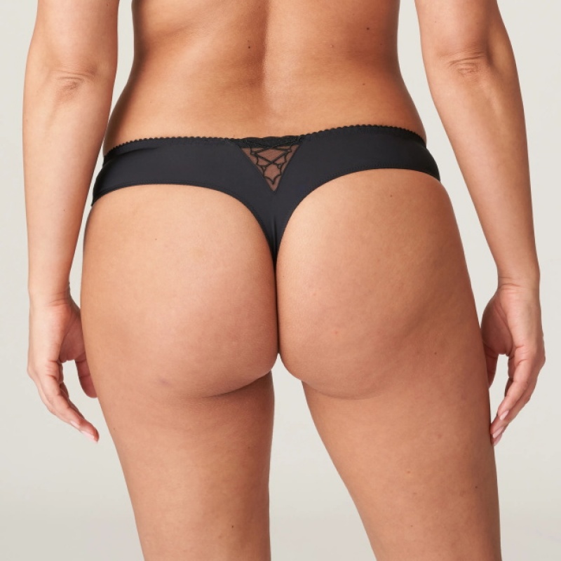 Black Prima Donna Livonia Panties | 3810-PTGCN