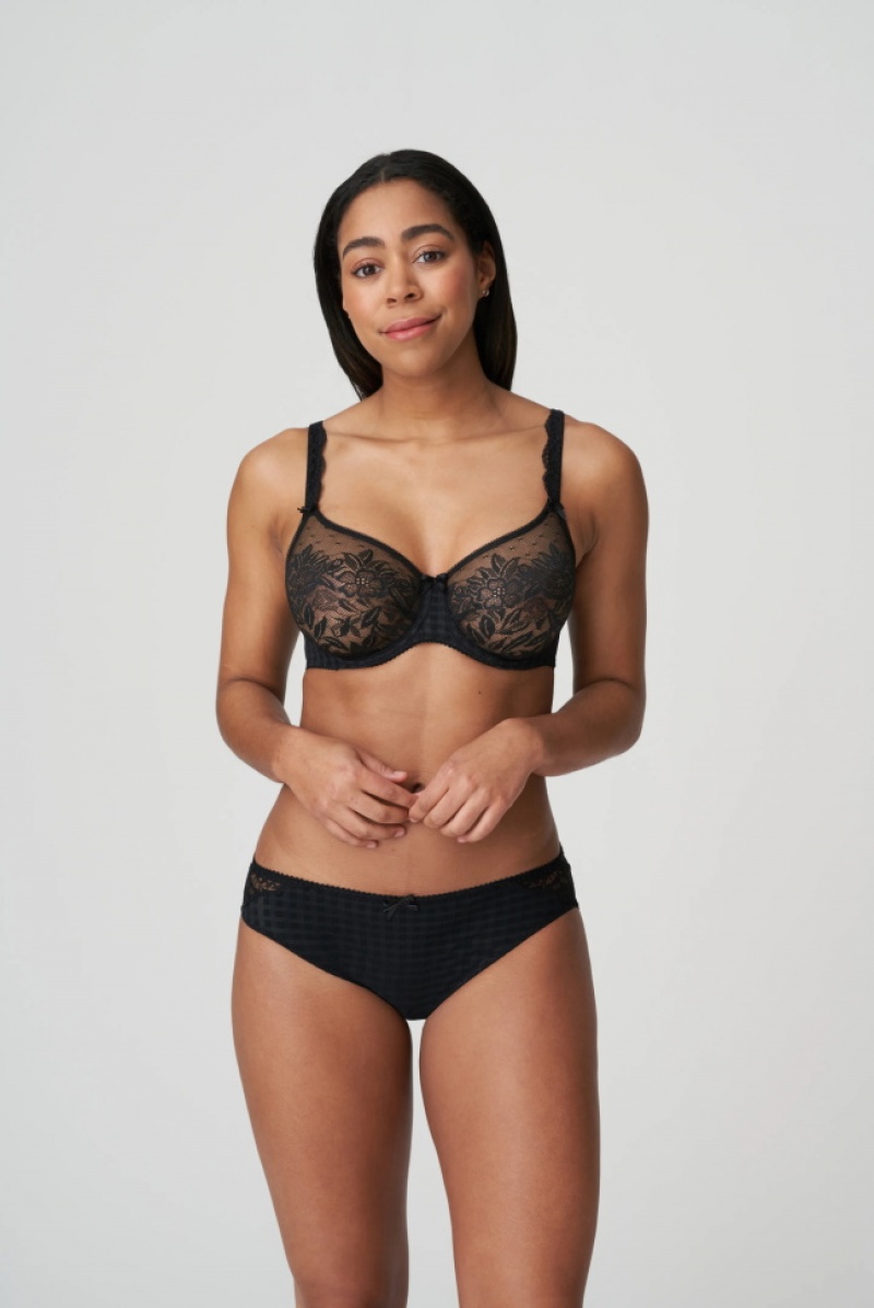 Black Prima Donna Madison Bras | 7209-AFETZ