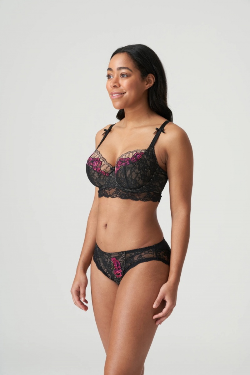 Black Prima Donna Pleasanton Bras | 3068-WUXQI