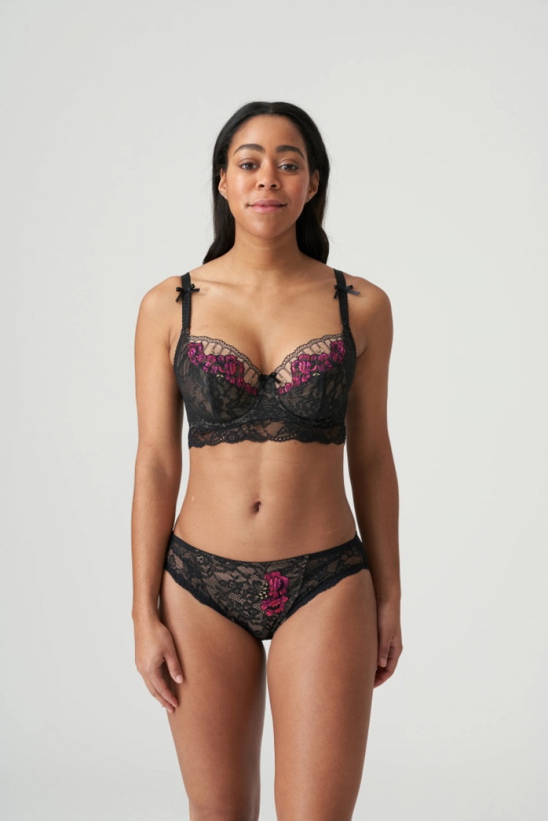 Black Prima Donna Pleasanton Bras | 3068-WUXQI