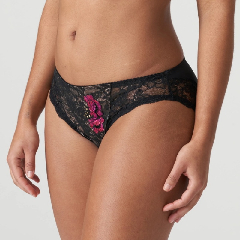 Black Prima Donna Pleasanton Panties | 0147-NVIMC