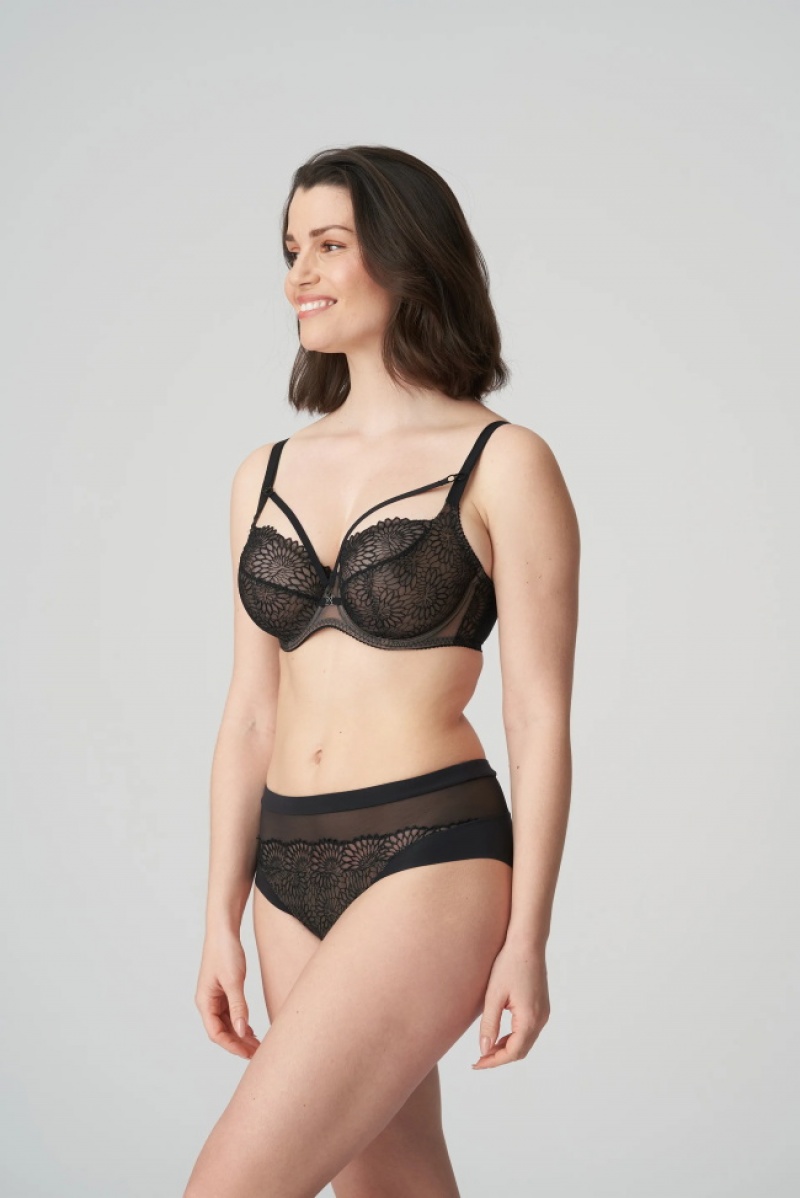 Black Prima Donna Sophora Panties | 4238-XFQDO