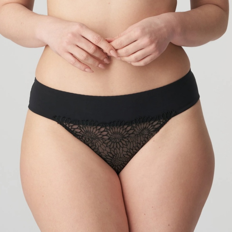 Black Prima Donna Sophora Panties | 4826-JRIBM