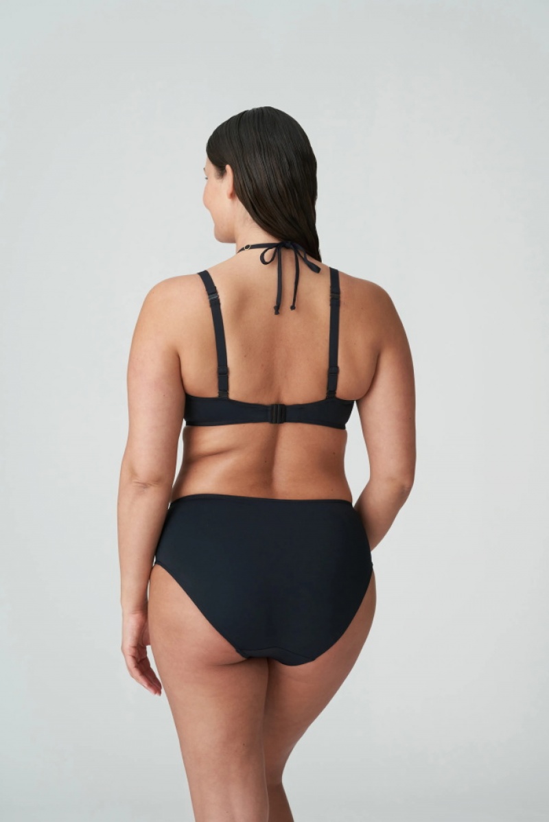 Black Prima Donna Swim Damietta Bikini Bottoms | 5843-PGAEZ