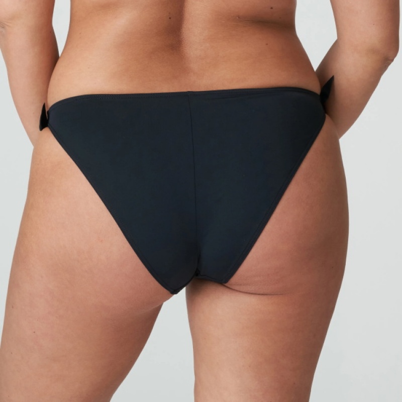 Black Prima Donna Swim Damietta Bikini Bottoms | 6784-QYHVL