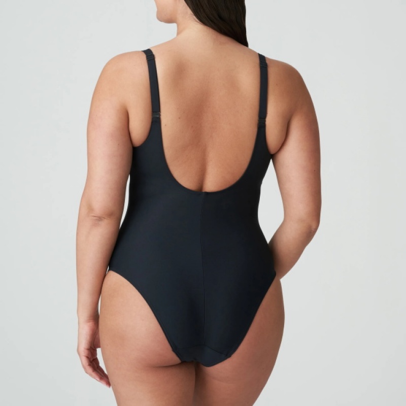 Black Prima Donna Swim Damietta Swimsuits | 7864-AQNEZ