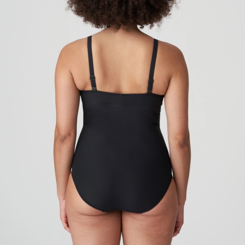 Black Prima Donna Swim Sahara Swimsuits | 4032-THSIV