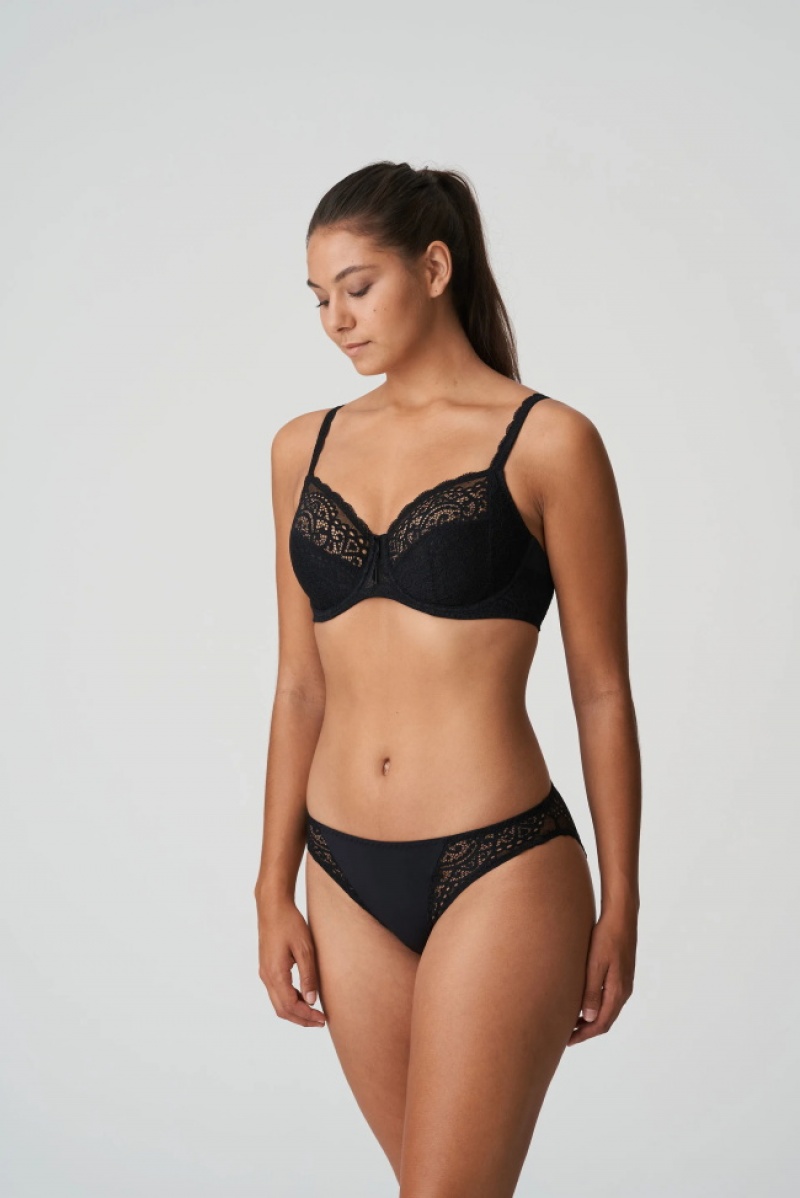 Black Prima Donna Twist I Do Bras | 5739-FWOKG