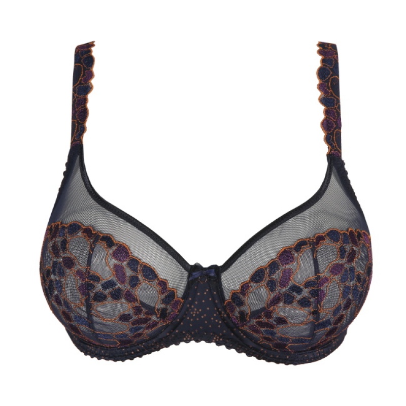 Blue Prima Donna Hyde Park Bras | 8576-JMVZU