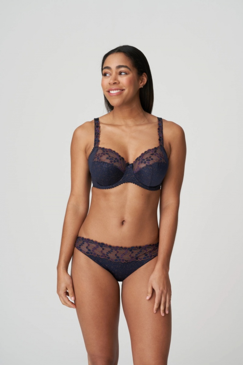 Blue Prima Donna Hyde Park Panties | 0925-TQDKJ