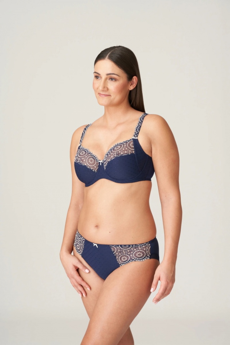 Blue Prima Donna Osino Panties | 2587-QVAFW