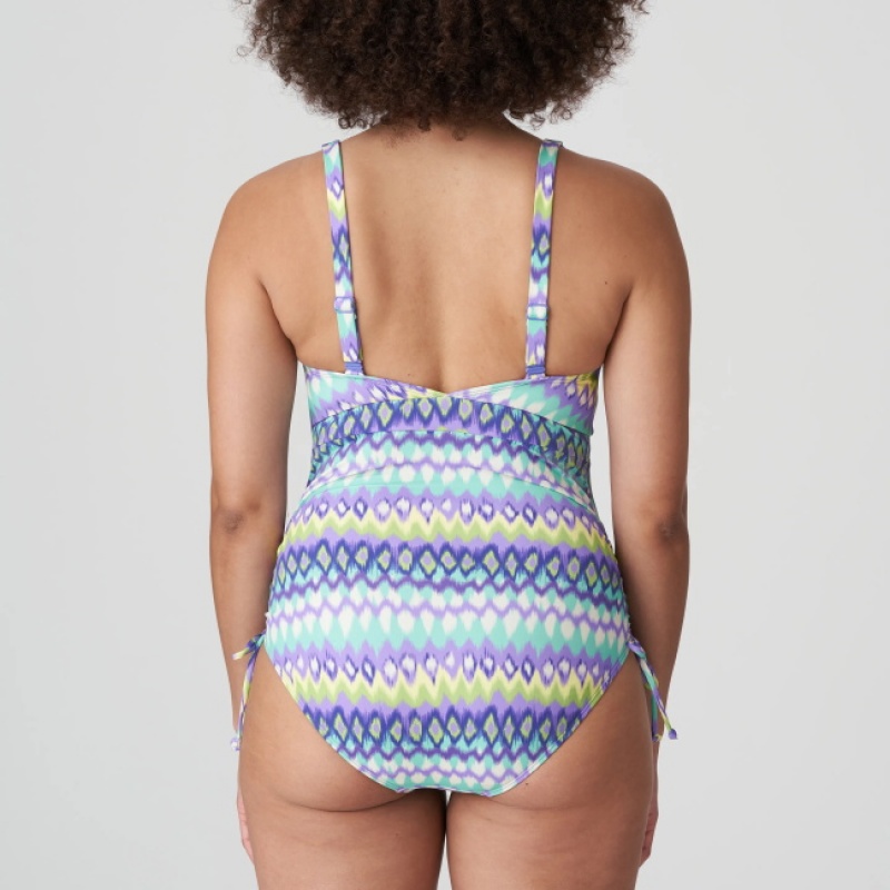 Blue Prima Donna Swim Holiday Swimsuits | 4150-DMAXS