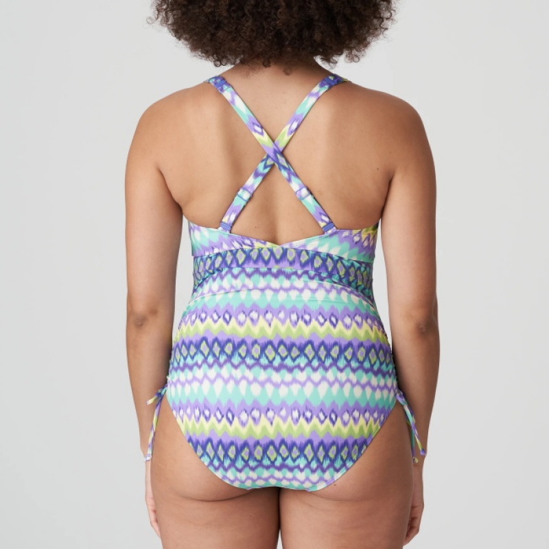 Blue Prima Donna Swim Holiday Swimsuits | 4150-DMAXS