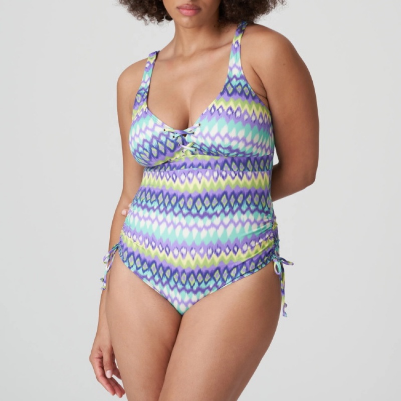 Blue Prima Donna Swim Holiday Swimsuits | 4150-DMAXS