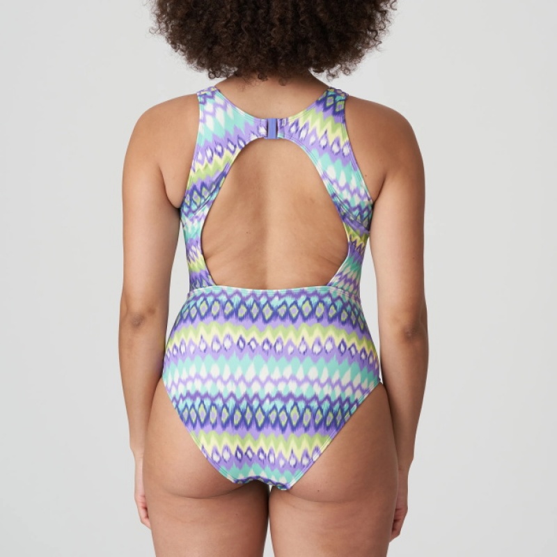 Blue Prima Donna Swim Holiday Swimsuits | 1063-BWCTM