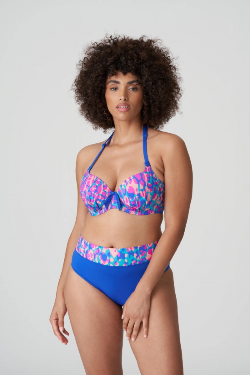 Blue Prima Donna Swim Karpen Bikini Tops | 2534-VOHIW