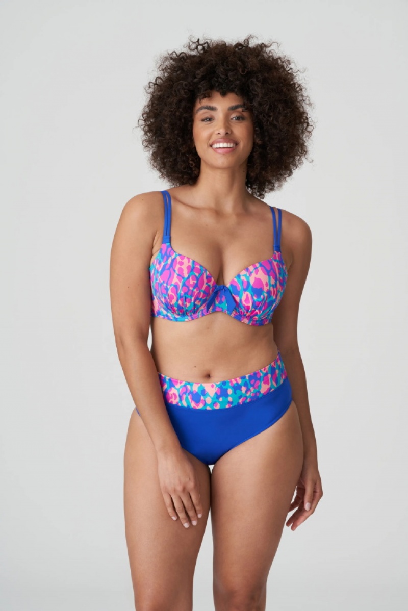 Blue Prima Donna Swim Karpen Bikini Tops | 2534-VOHIW