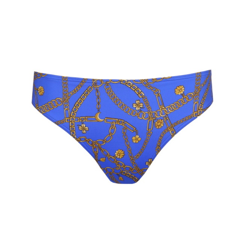 Blue Prima Donna Swim Olbia Bikini Bottoms | 5648-XTVWC