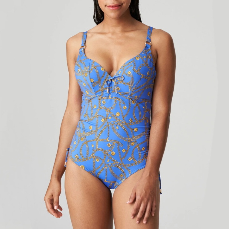 Blue Prima Donna Swim Olbia Swimsuits | 9016-SNJLI