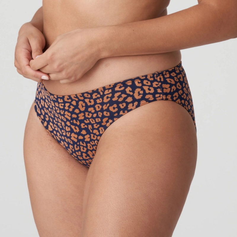 Blue Prima Donna Swim Punta Rata Bikini Bottoms | 5893-JREWN